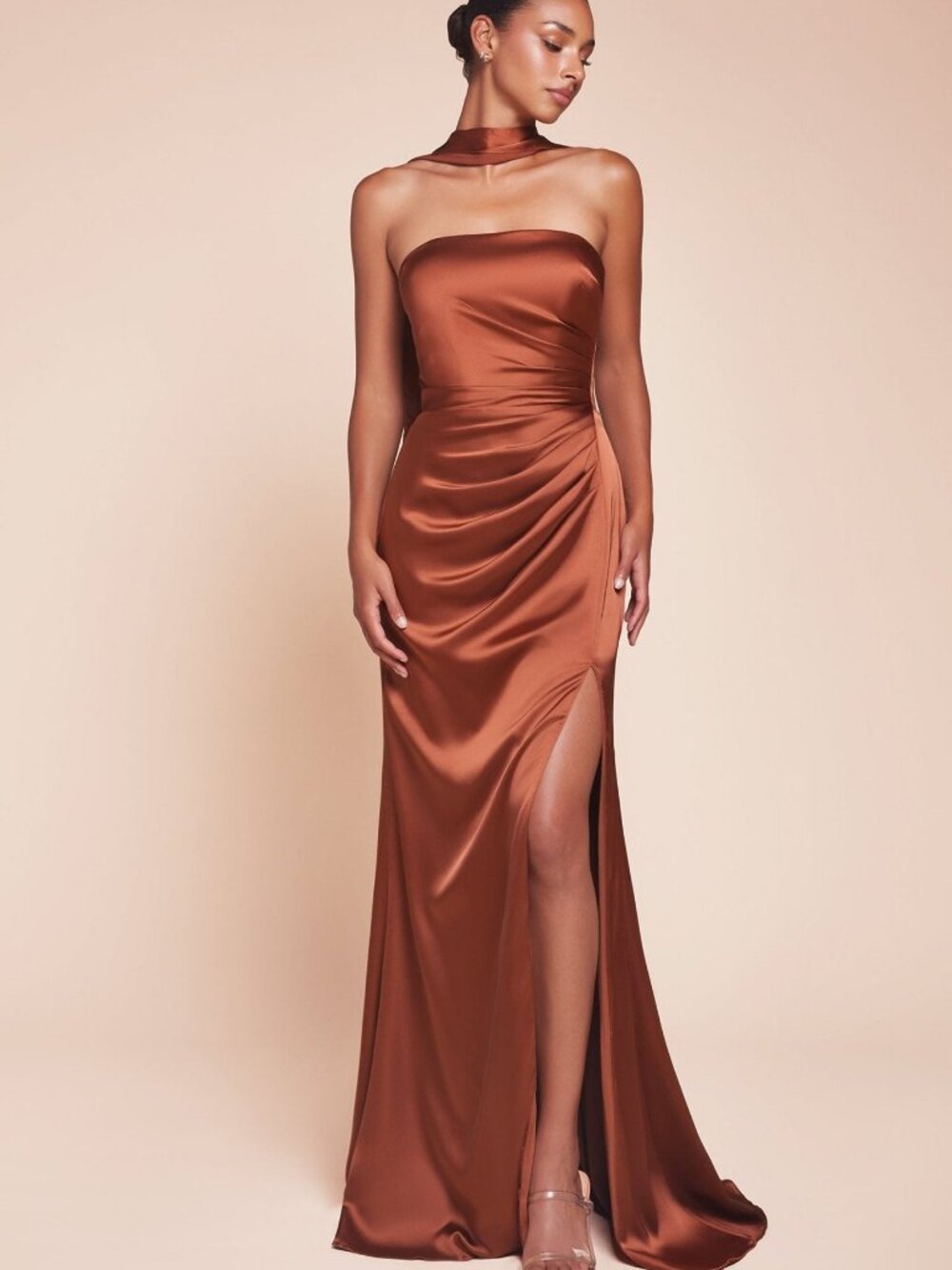 NEW SIENNA Evening Gown Floor Length Formal Elegant Stunning 7451